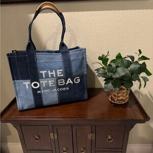 Marc Jacobs -Large Denim Tote Bag 💯 Authentic